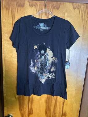 Archive Sly Stone Circus Women's Fashion Fit Tee Black Medium
